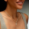 Thumbnail Image 5 of 1/4 CT. T.W. Lab-Grown Diamond Oval Frame Necklace Charm in 10K Gold (F/VS2)