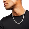 Thumbnail Image 1 of Men's 7.0mm Figaro Chain Necklace in Solid Sterling Silver - 22"