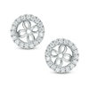 Thumbnail Image 0 of 1/4 CT. T.W. Diamond Frame Earring Jackets in 14K White Gold