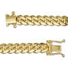Thumbnail Image 2 of Men's 6.1mm Cuban Curb Chain Necklace in 10K Gold - 24"