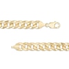 Thumbnail Image 2 of Men's 12.2mm Curb Chain Necklace in Solid 10K Gold - 26"