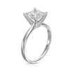 Thumbnail Image 2 of 2 CT. Certified Princess-Cut Lab-Created Diamond Solitaire Engagement Ring in 14K White Gold (F/VS2)
