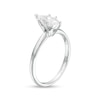 Thumbnail Image 2 of 1 CT. Certified Marquise Lab-Created Diamond Solitaire Engagement Ring in 14K White Gold (F/VS2)