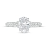 Thumbnail Image 3 of Vera Wang Love Collection 1-7/8 CT. T.W. Certified Oval Diamond Split Shank Engagement Ring in 14K White Gold (I/SI2)