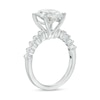 Thumbnail Image 2 of TRUE Lab-Created Diamonds by Vera Wang Love 3-1/2 CT. T.W. Oval-Shaped Engagement Ring in 14K White Gold (F/VS2)