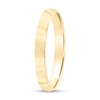 Thumbnail Image 1 of 3.0mm Engravable Low Dome Comfort-Fit Wedding Band in 10K Gold (1 Line)