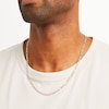 Thumbnail Image 1 of Men's 4.6mm Diamond-Cut Figaro Chain Necklace in Solid 14K Tri-Tone Gold - 22"