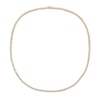 Thumbnail Image 1 of Men's 10 CT. T.W. Certified Lab-Created Diamond Tennis Necklace in 14K Gold (F/SI2) - 20"