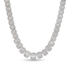 Thumbnail Image 0 of 21.58 CT. T.W. Lab-Created Diamond Octagonal Composite Necklace in 10K White Gold (F/SI2)